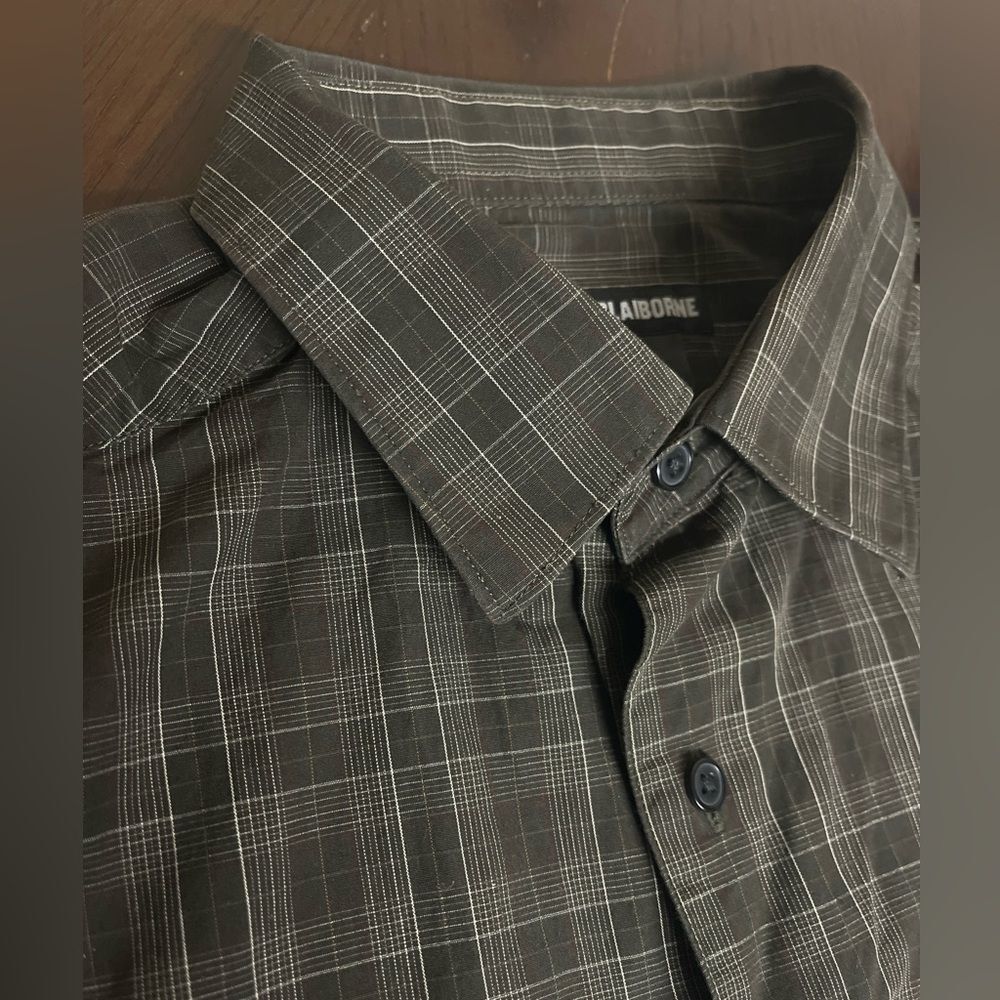 Claiborne Men’s Long Sleeve Dress Shirt Sz M
